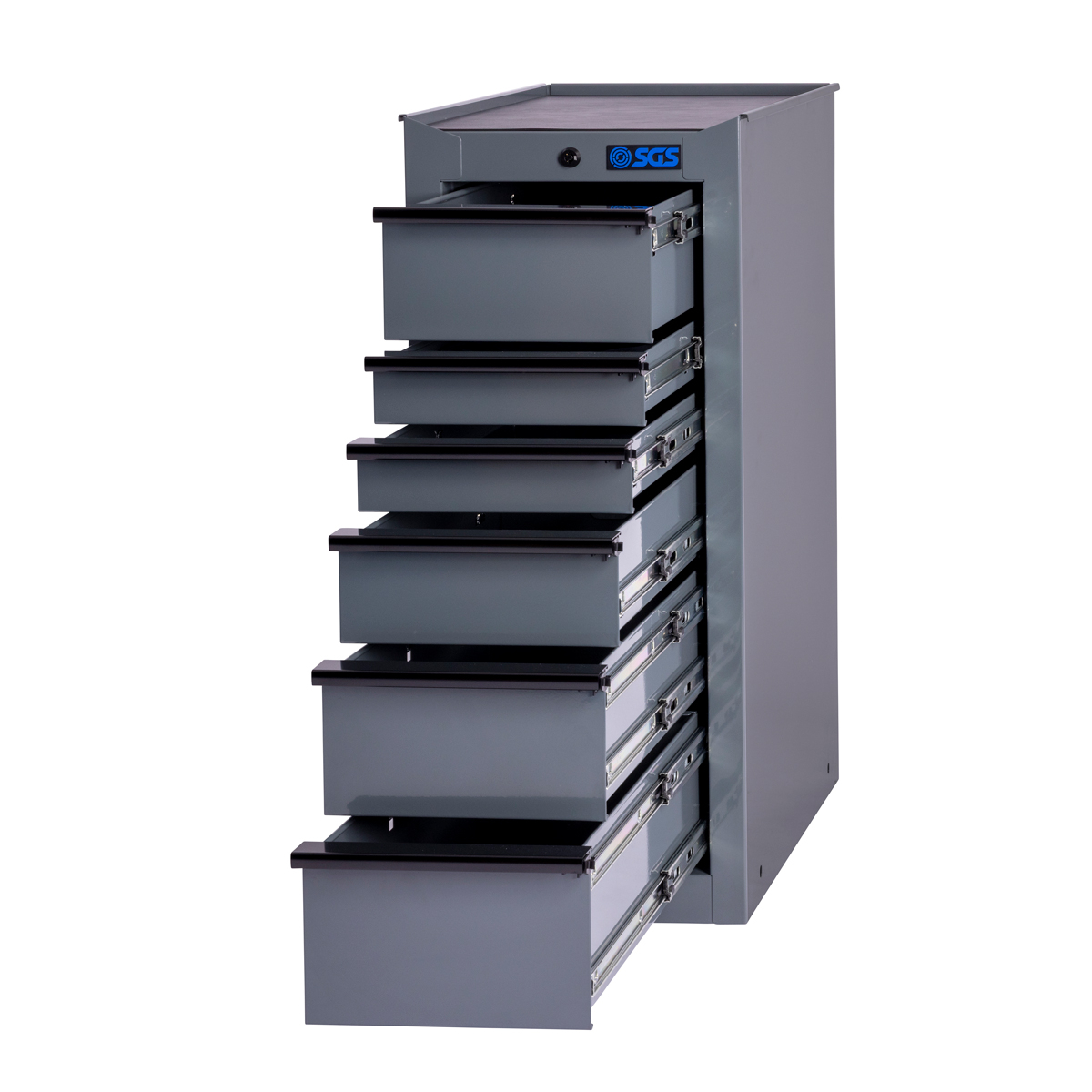 SGS Side Cabinet | 6 Drawers | Slate Grey